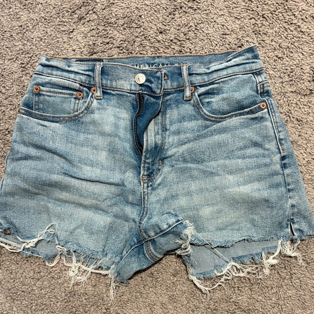 American Eagle Outfitters Light Blue Jean Shorts